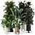 Ferm Living Bau Pot Large Indoor Plants 3D model small image 1