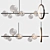 Elegant IONA L Chandelier 3D model small image 1