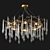 Elegant Crystal Chandelier 3D model small image 1