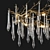 Elegant Crystal Chandelier 3D model small image 2