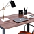 Modern Stua Office Set: Gas Swivel Chair & Deneb Table 3D model small image 4