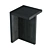 Modern Blackened Ash Stool 3D model small image 2