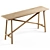 Eco-Friendly Recycled Wood Console 3D model small image 2