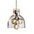 Elegant Brass Pendant Lighting 3D model small image 3