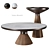 Modern Vaso Wood L Coffee Table 3D model small image 1