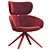 PEACH Modern Armchair 3D model small image 1