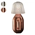 Candy Light: Stylish Copper Ceramic Lamp 3D model small image 1