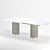 Sleek Modern Dining Table 3D model small image 1