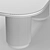 Sleek Modern Dining Table 3D model small image 4