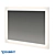 Luxury Illuminated Mirror: Duravit White Tulip 3D model small image 1