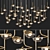 Elegant Jackie O Chandelier 3D model small image 1