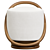 Elegant Smile Pouf: The Perfect Accent for Your Space 3D model small image 2