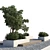 Urban Green Benches: Stylish Outdoor Furniture 3D model small image 3