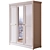 Wardrobe from RIVIERA collection. 

RIVIERA 3-Door Wardrobe 3D model small image 1