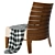 Modern Charm Lounge Chair 3D model small image 3