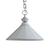 Satin Gold Metal Shade Pendant 3D model small image 2