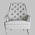 Elegant Epoque Armchair 3D model small image 3