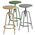  Stylish AROUND Stool - Adjustable Height 3D model small image 4