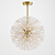 Glimmering Beaded Chandelier 3D model small image 1