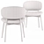 Luz Upholstered Chair: Modern Comfort in 3D 3D model small image 5