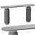Sleek Jean Console: Modern Design by Mambo 3D model small image 3