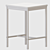 Modern Birch Bar Table And Chairs 3D model small image 4