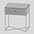 Badiko Mebel Bedside Table: Stylish and Functional 3D model small image 3