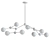 Modern Birmingham 8-Light Linear Chandelier 3D model small image 2