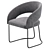 Modern Chair ALLEN: 2 Color Options 3D model small image 2