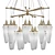 Sleek Nordic Chandelier by Hans-Agne 3D model small image 1