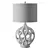 Sleek Regina Ceramic Table Lamp 3D model small image 2