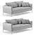 Horm Dizzy Sofa C: Stylish Modular Seating 3D model small image 2