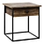 Pottery Barn Square End Table 3D model small image 1