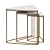 Marble Nesting End Tables 3D model small image 1