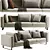 Modern Indivi Sofa: Stylish Comfort for Any Space 3D model small image 1