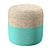 Boho Chic Jute Pouffe 3D model small image 11