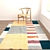 Versatile Set of 6 Rugs with Multiple Textures 3D model small image 2