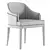  Sleek Wolf Dining Chair 3D model small image 4