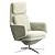 GRAND RELAX Fabric Armchair: Ultimate Comfort and Style 3D model small image 1