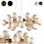 Modern LED Hanging Pendant with Magic Bean Design 3D model small image 8