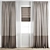 Premium Polygonal Curtain Model 3D model small image 1