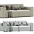 Riff Sofa: Modern Scandinavian Design 3D model small image 3