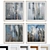 Modern Classic Abstract Picture Frame Set 3D model small image 1