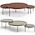 Fendi Casa Palmer Coffee Tables Set 3D model small image 1