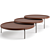 Fendi Casa Palmer Coffee Tables Set 3D model small image 7