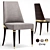 Elegant Vistore Dining Chair 3D model small image 1