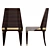 Elegant Vistore Dining Chair 3D model small image 3