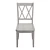 French Cottage Style Solid Wood Cross Back Chair 3D model small image 2