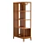 Bohemian Bamboo Sliding Wardrobe 3D model small image 4