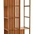 Bohemian Bamboo Sliding Wardrobe 3D model small image 5